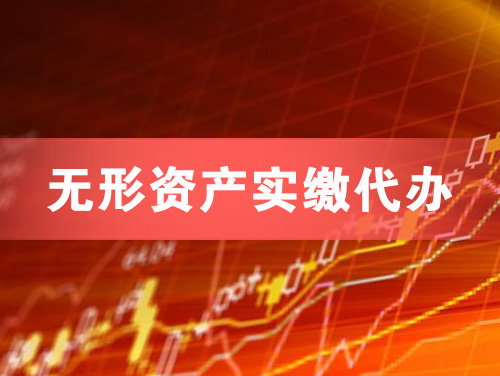 楚雄无形资产实缴资本代办